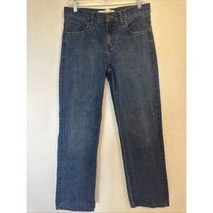 Levi's 550 Kids Relaxed Fit Jeans 18 Reg 29x29 Wide Leg Blue Denim Y2k Western